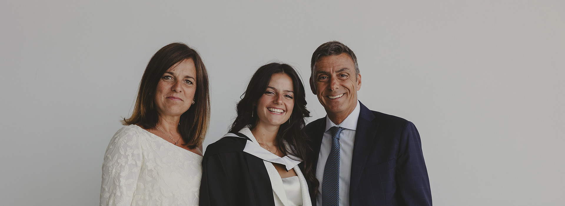 graduate with their guests