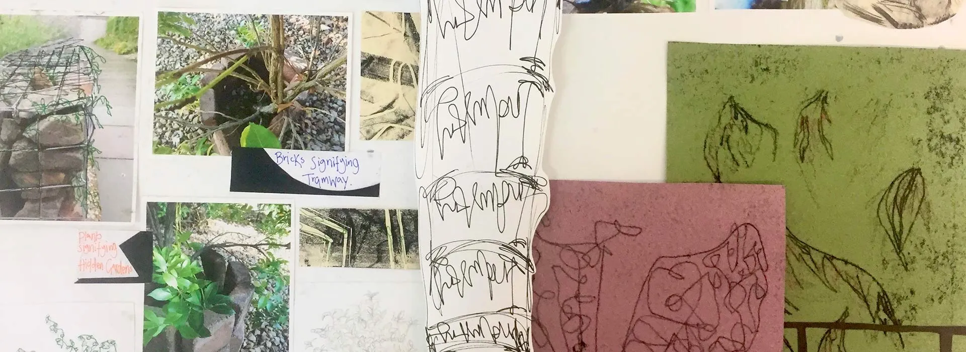 example of a portfolio for Gray's School of Art