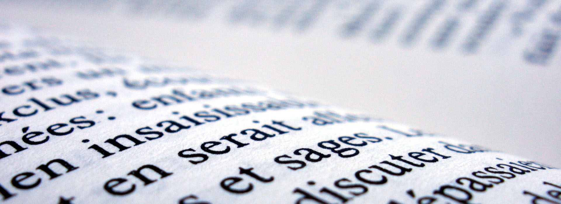 close up of book