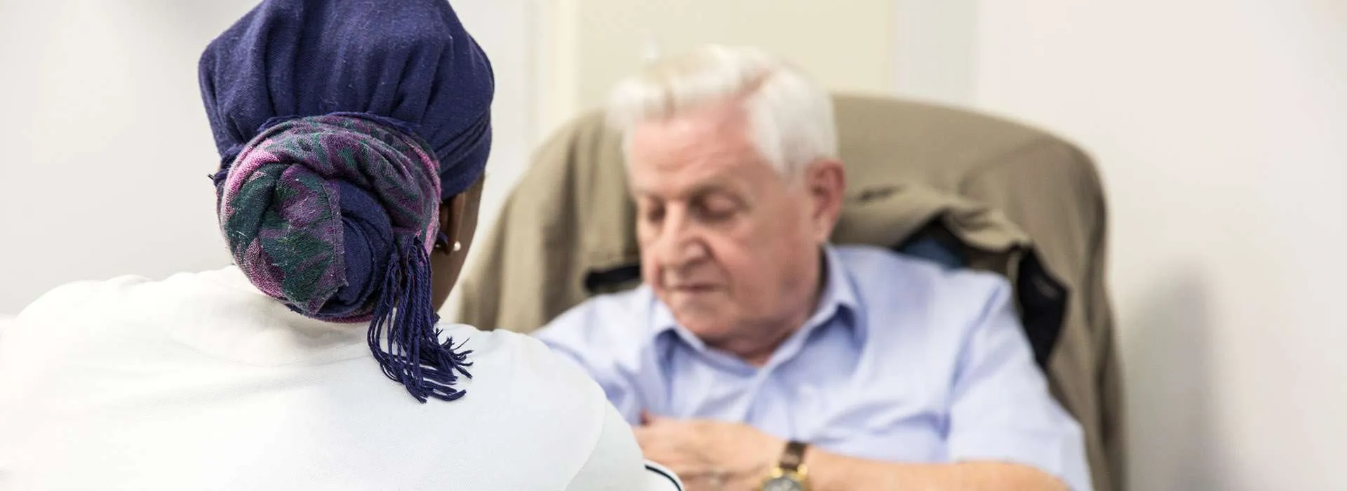 nurse with a patient