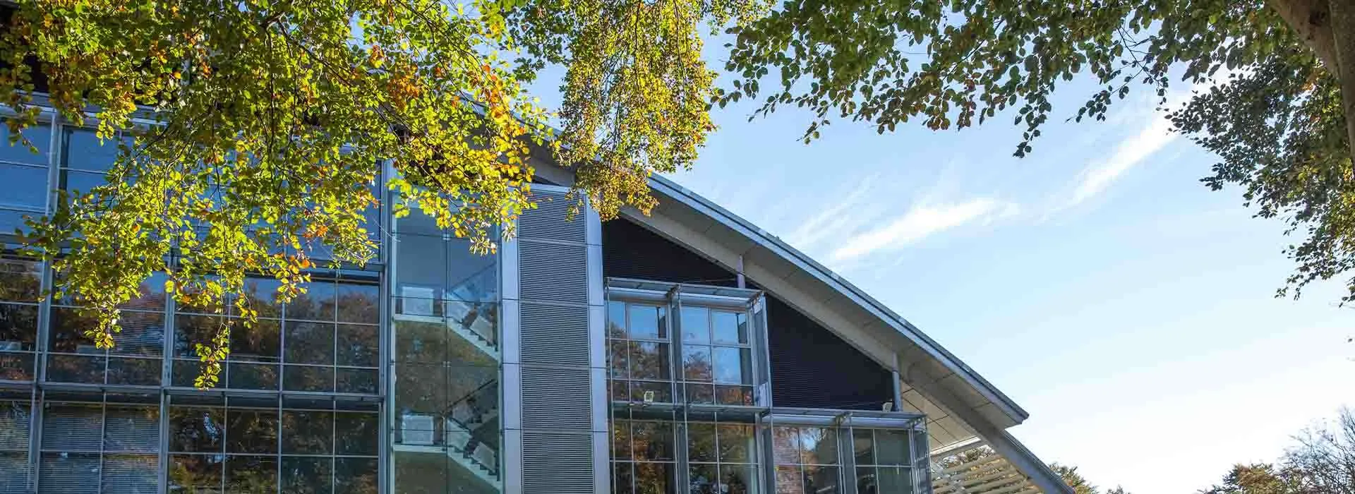 RGU buildings behind trees