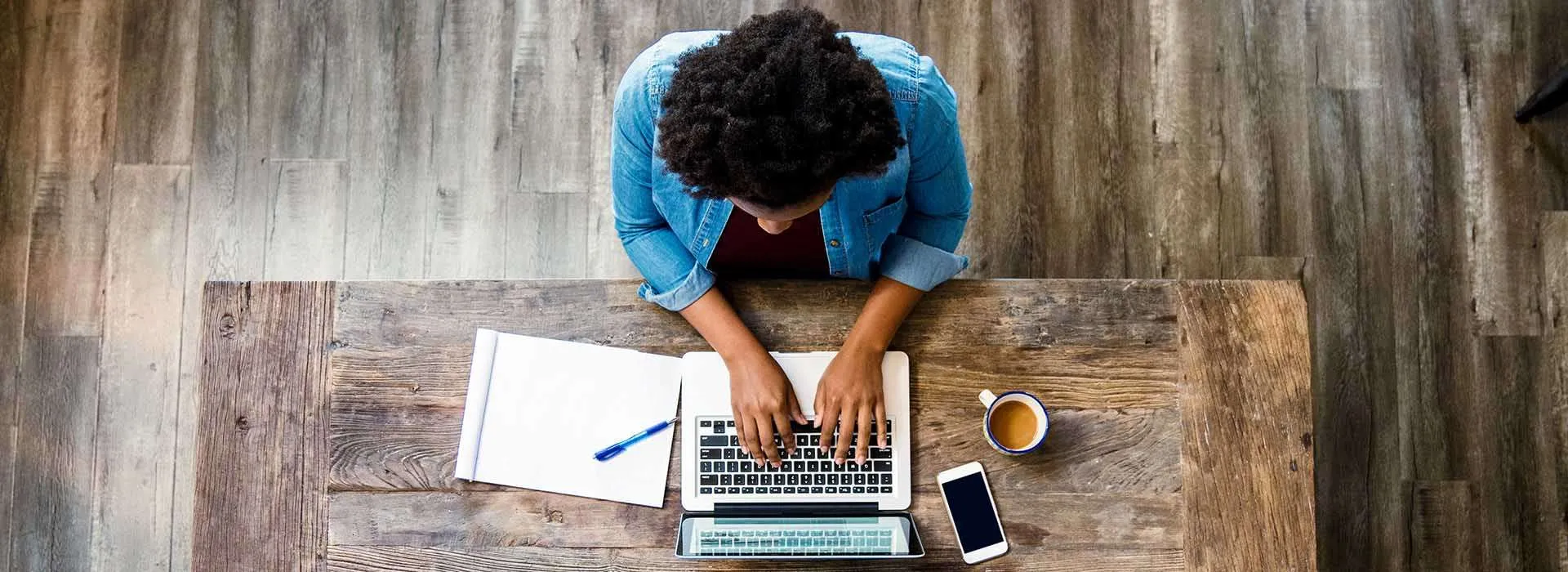 Person on computer