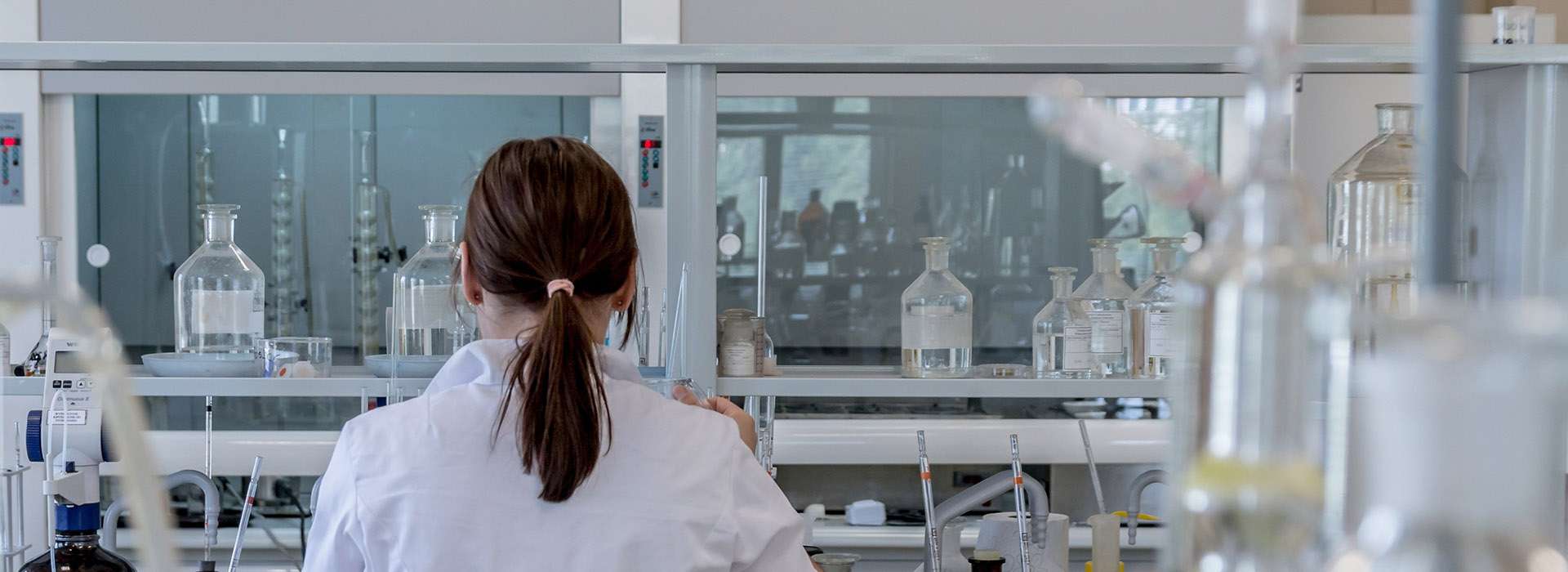 person in a lab