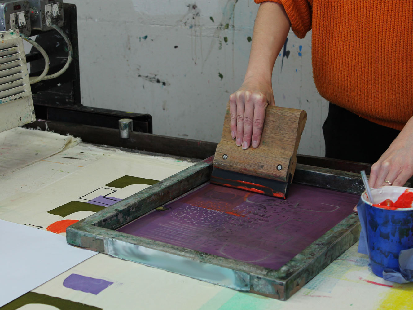 Textile Printing with Paper Houses Design | Courses | RGU