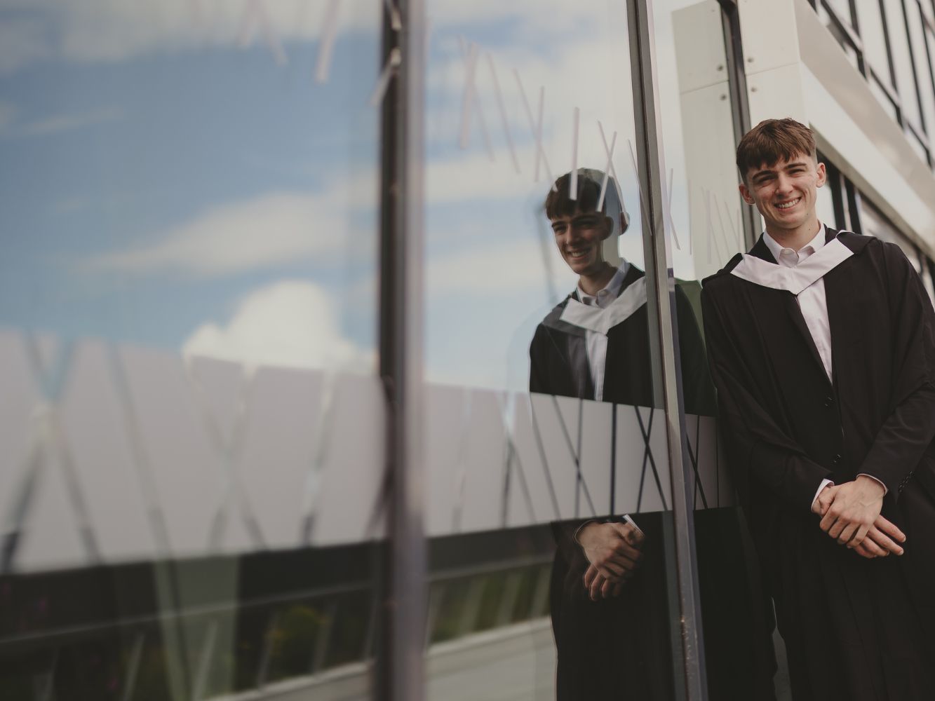 Chris Handsley posing at P&J Live