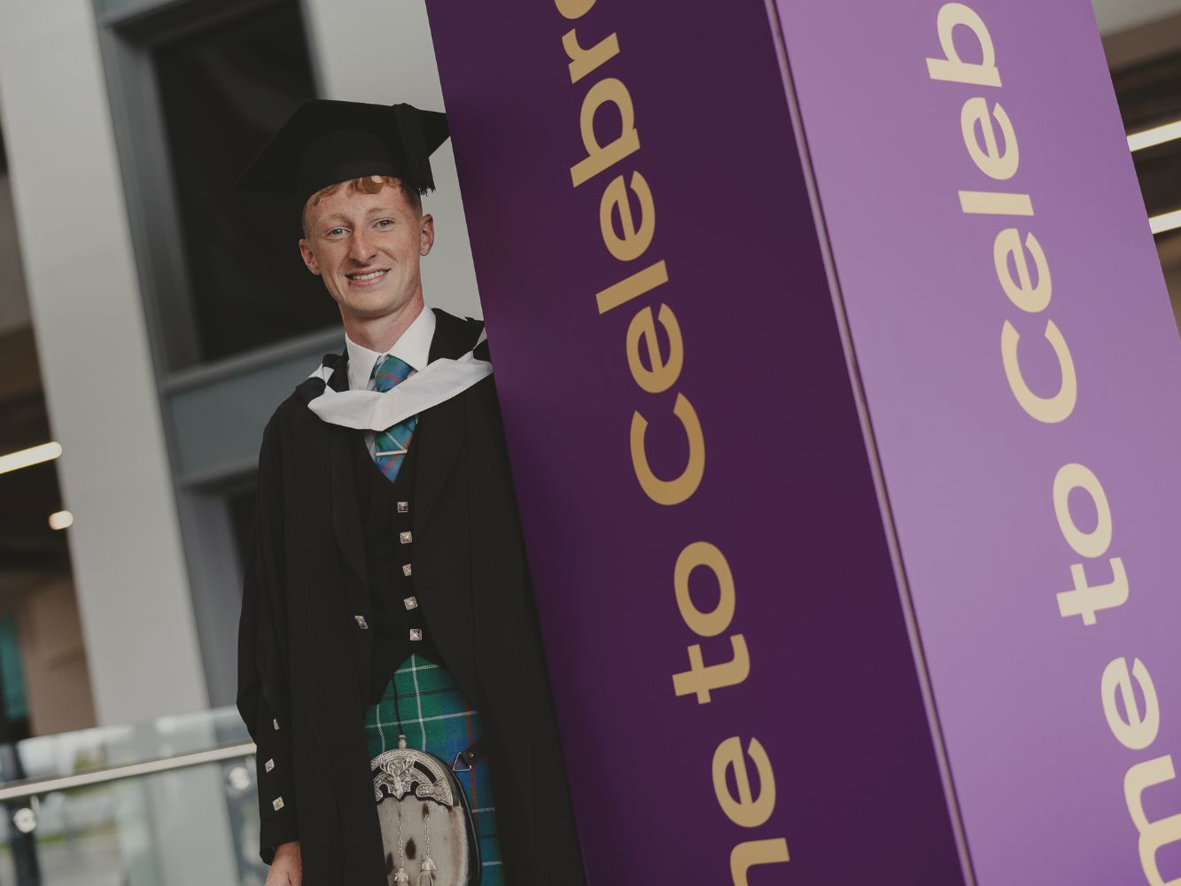 Josh Duncan posing at P&J Live