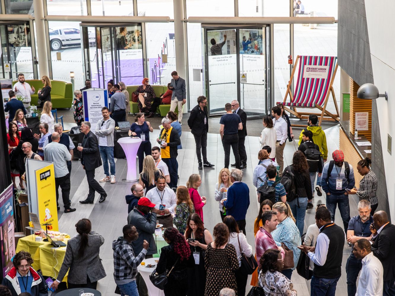Crowds at the 2024 Startup Accelerator Showcase