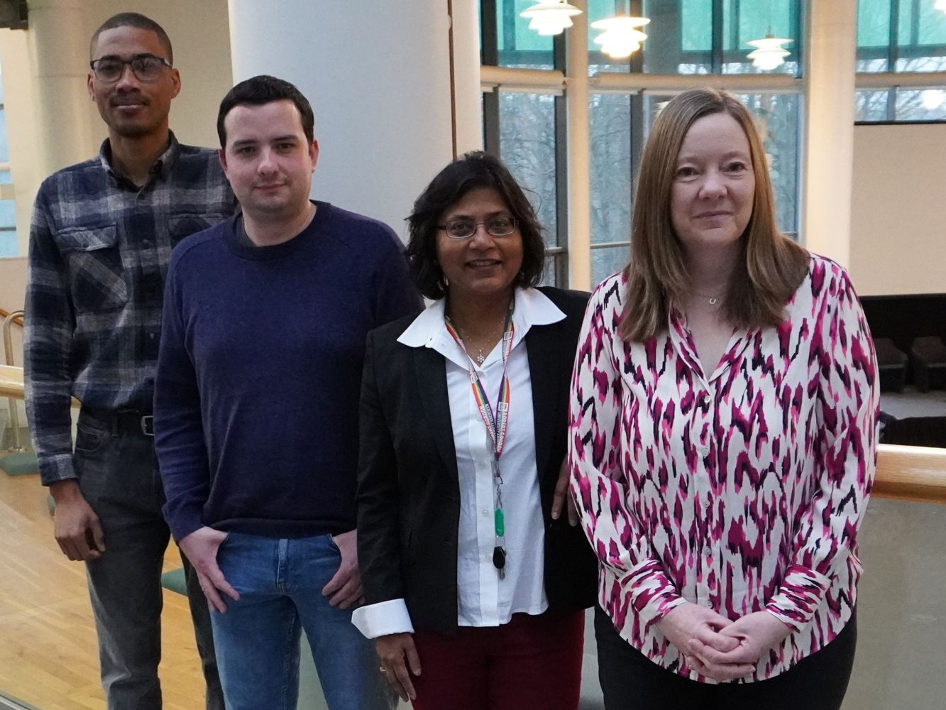 Dr Ike Nksisi-Orji, Dr Mark Snaith, Professor Nirmalie Wiratunga, and Professor Kay Cooper from RGU