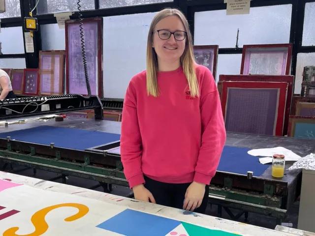 Nikkie Kewley Fashion & Textile student at Gray's.