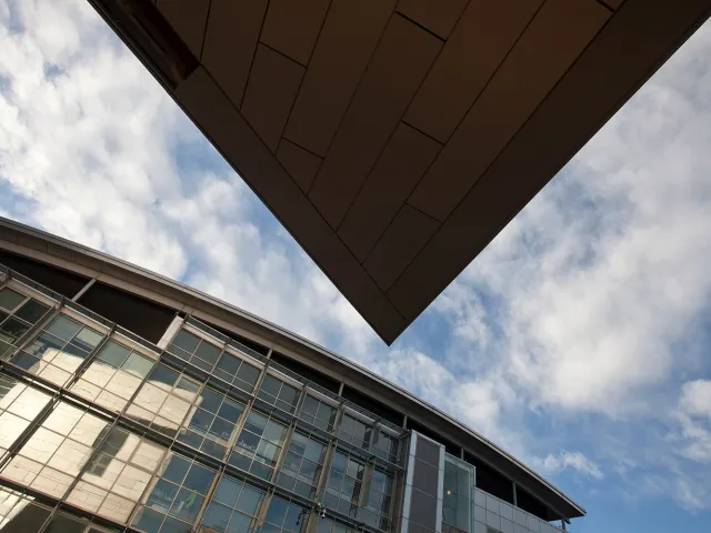 RGU buildings from below