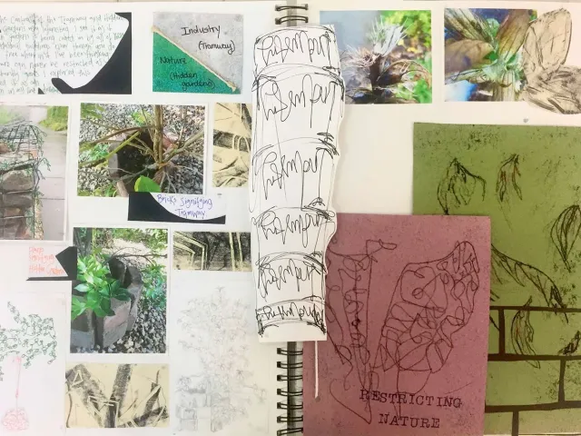 example of a portfolio for Gray's School of Art