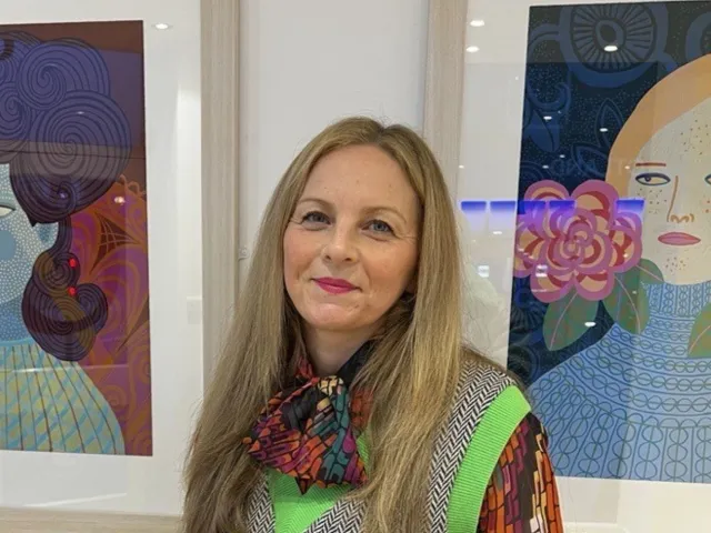 Image shows Sally Reaper, Director of Look Again at Gray's School of Art