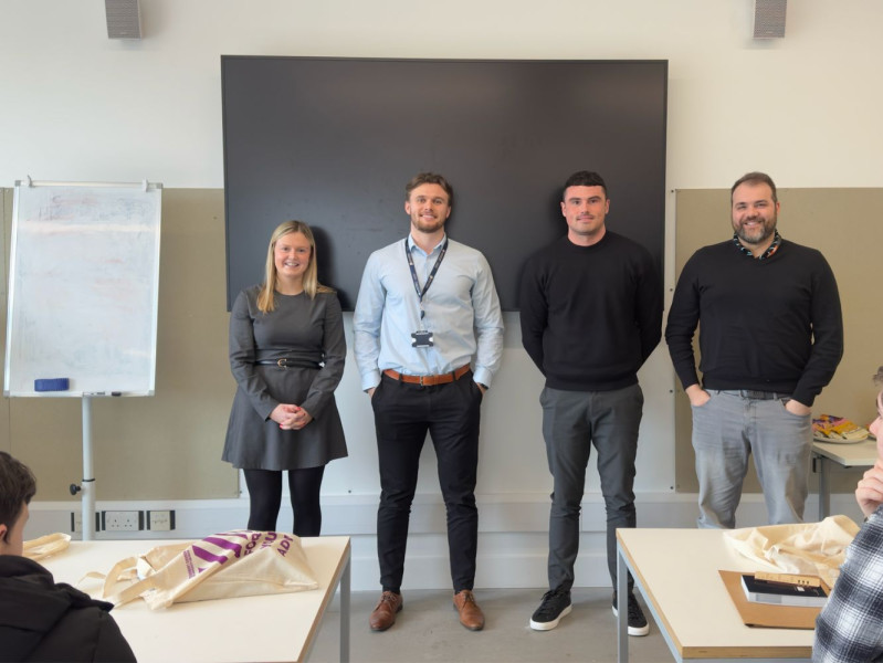 Beth Ironside, McLeod+Aitken; Cieran Hunter, Scottish and Southern Electricity Networks (SSEN); Sam Munro, Turner & Townsend; Chris Breen, Turner & Townsend