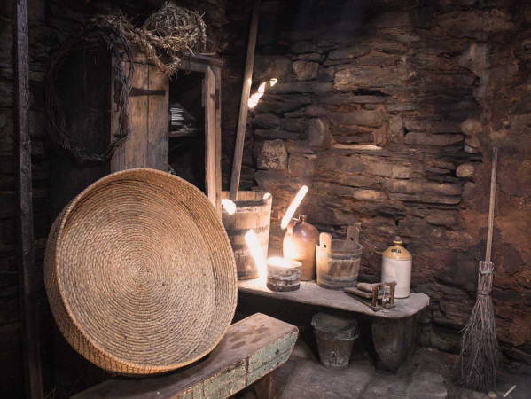 Display at Kirbuster Museum