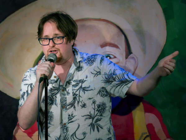 David Smith performing at The Stand Comedy Club