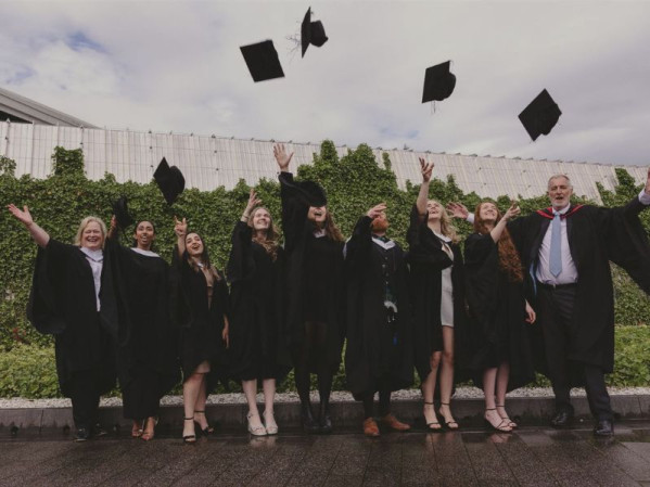 RGU graduates celebrating at P&J Live, Aberdeen RGU graduates celebrating at P&J Live, Aberdeen