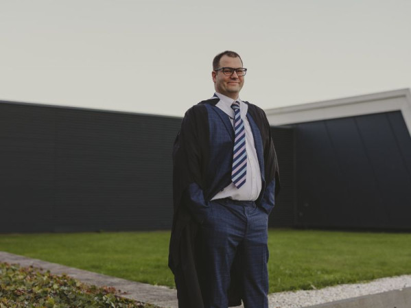 Peter Middleton at RGU graduation