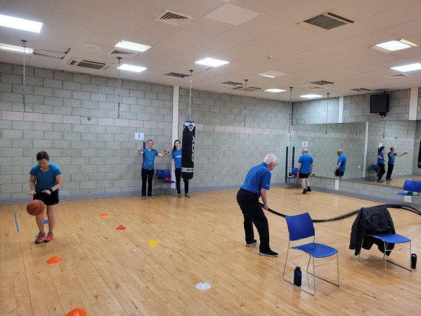 Physio class at RGU