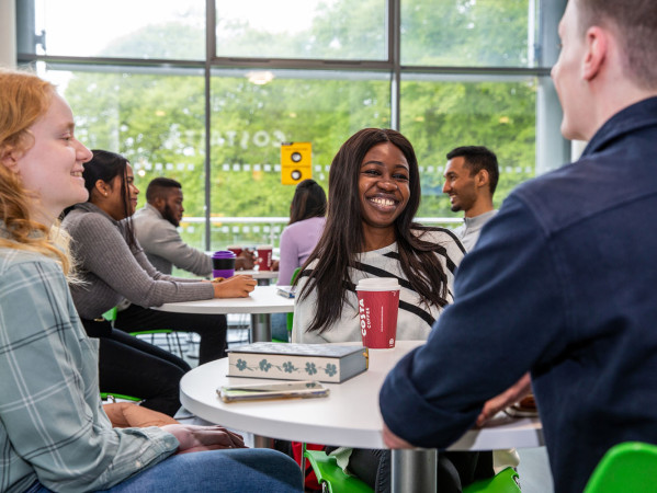 students in the canteen