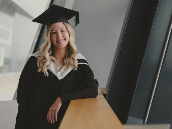 Rachel Gray at Graduation 2024