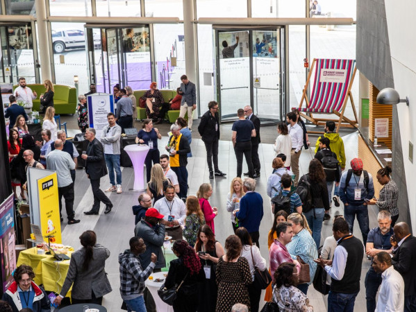 Crowds at the 2024 Startup Accelerator Showcase