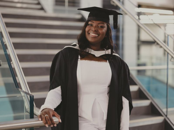 Ya Kumba Houma at RGU graduation