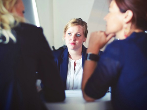 people in a meeting